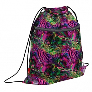 Мешок для обуви Color Madness с карманом на молнии, размер 50 х 41 см (Erich Krause, 49107)